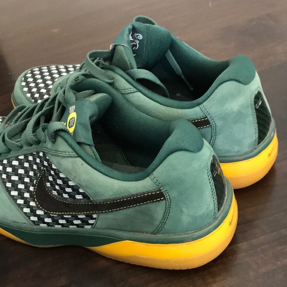 Unreleased Nike Air Force 25 Sample Oregon Ducks Player Exclusive (PE) - Picture 6 of 8